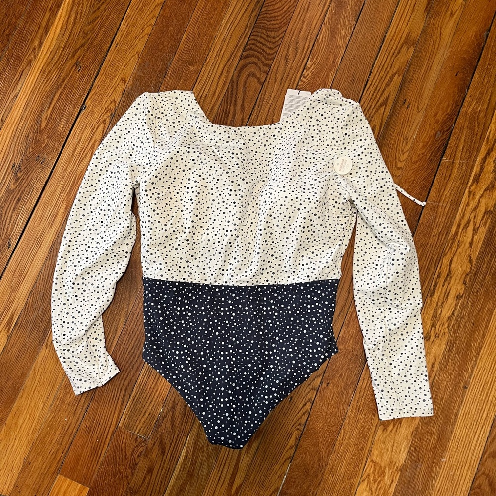 Calia long sleeve one piece swimsuit.